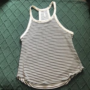 Green and cream tank